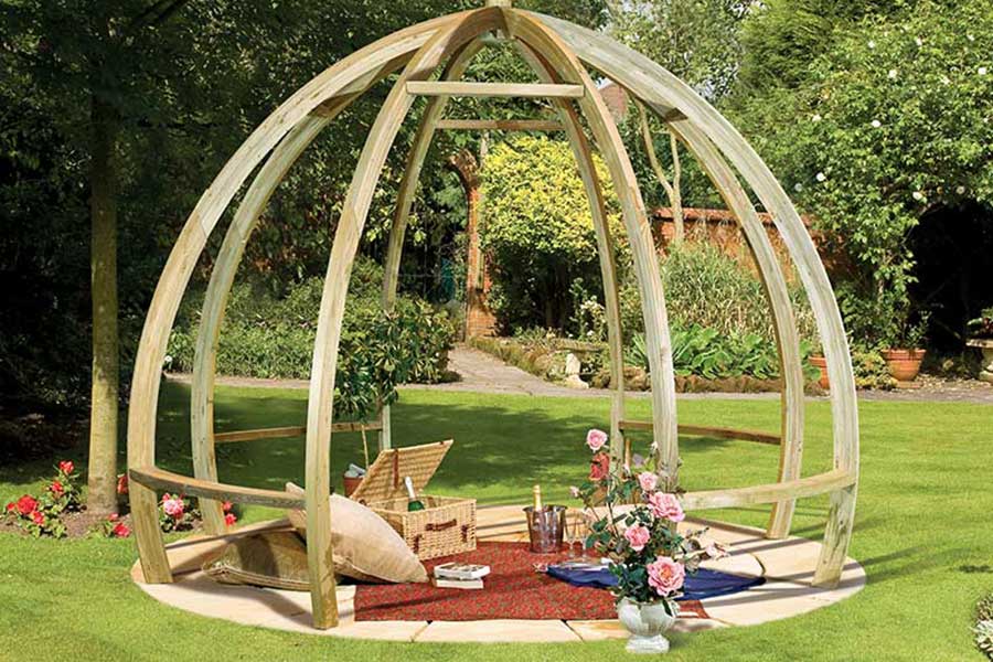 Grange Apollo large domed garden pergola